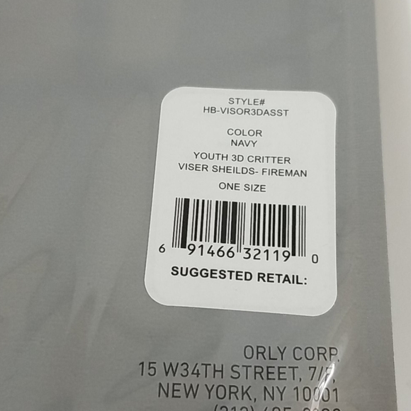 ORLY YOUTH 3D CRITTER VISER SHIELDS - Picture 6 of 7